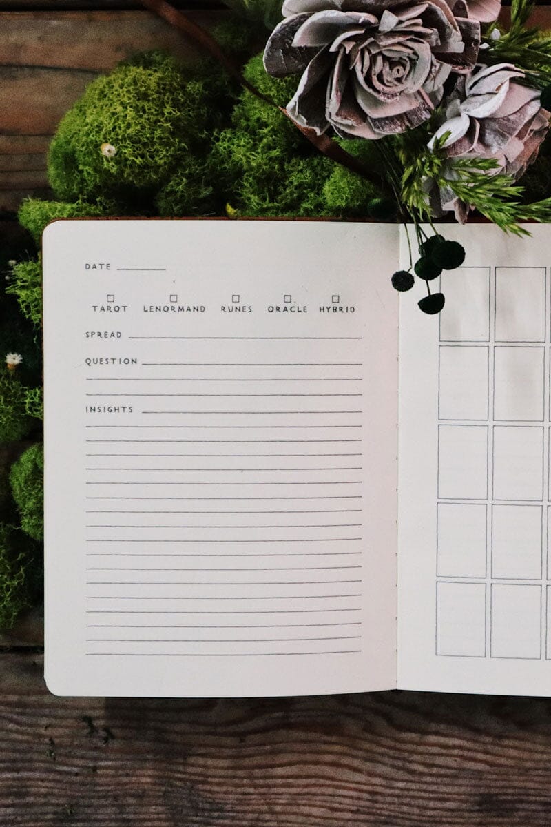 Green Glyphs Divination Diary | Journal | Wiccan Center