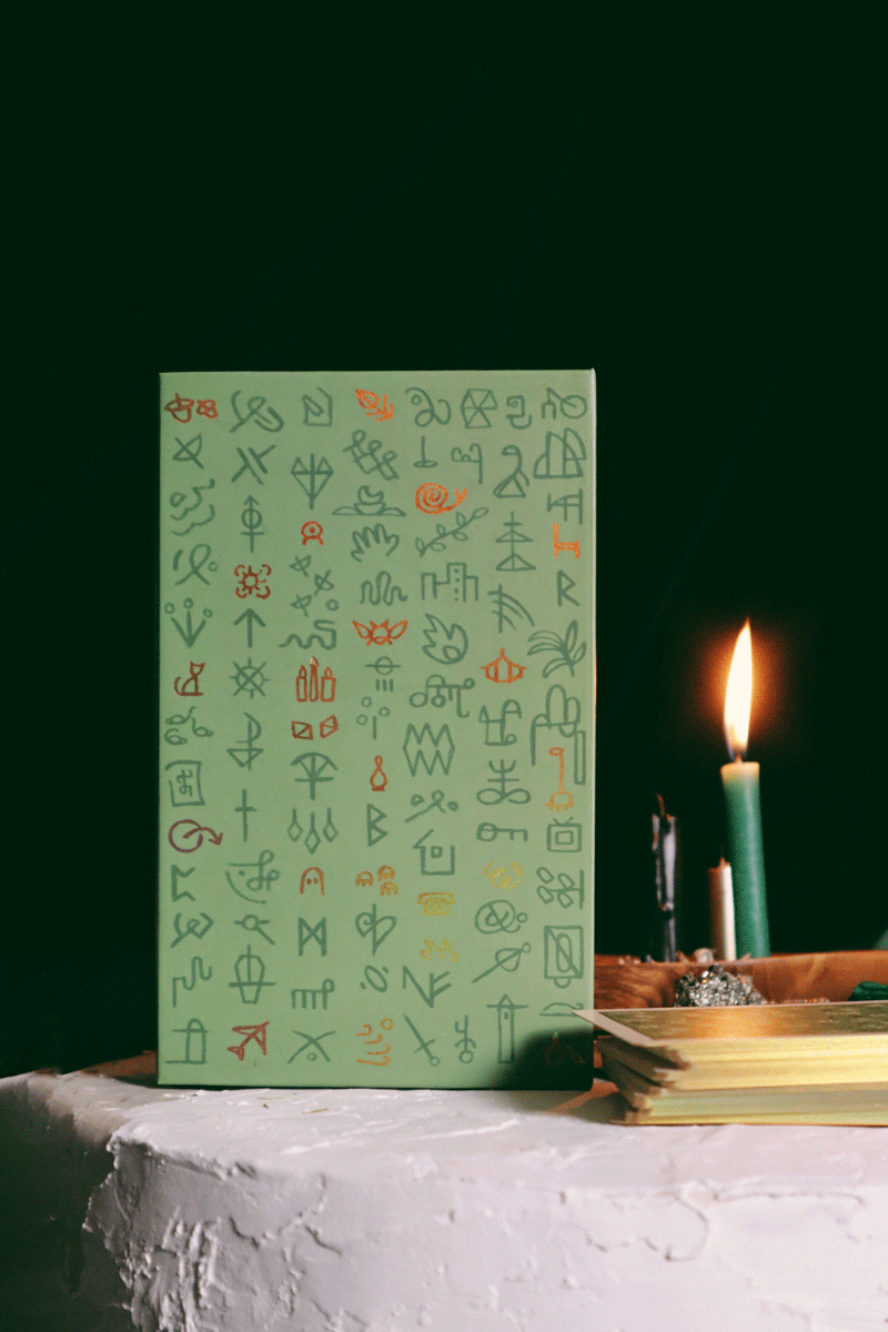 Green Glyphs Oracle | Deck | Wiccan Center