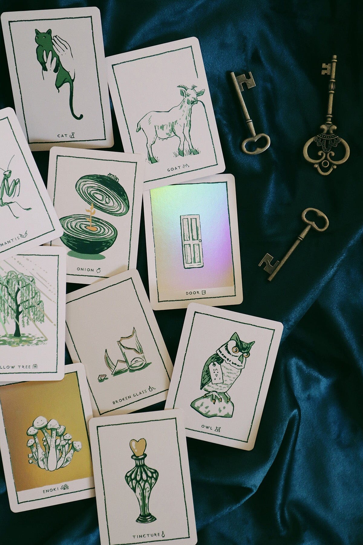 Green Glyphs Oracle | Deck | Wiccan Center