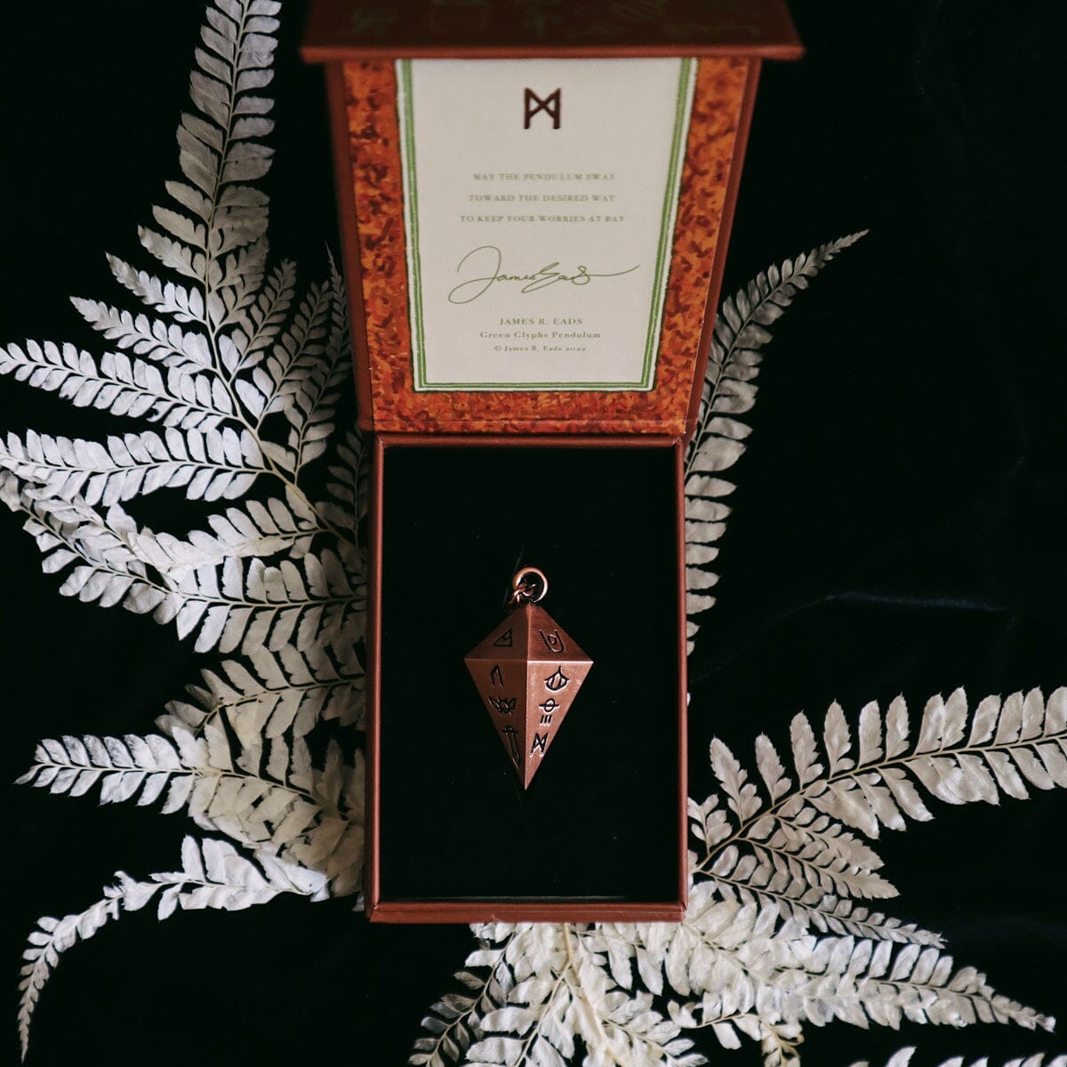 Green Glyphs Pendulum | Pendulum | Wiccan Center