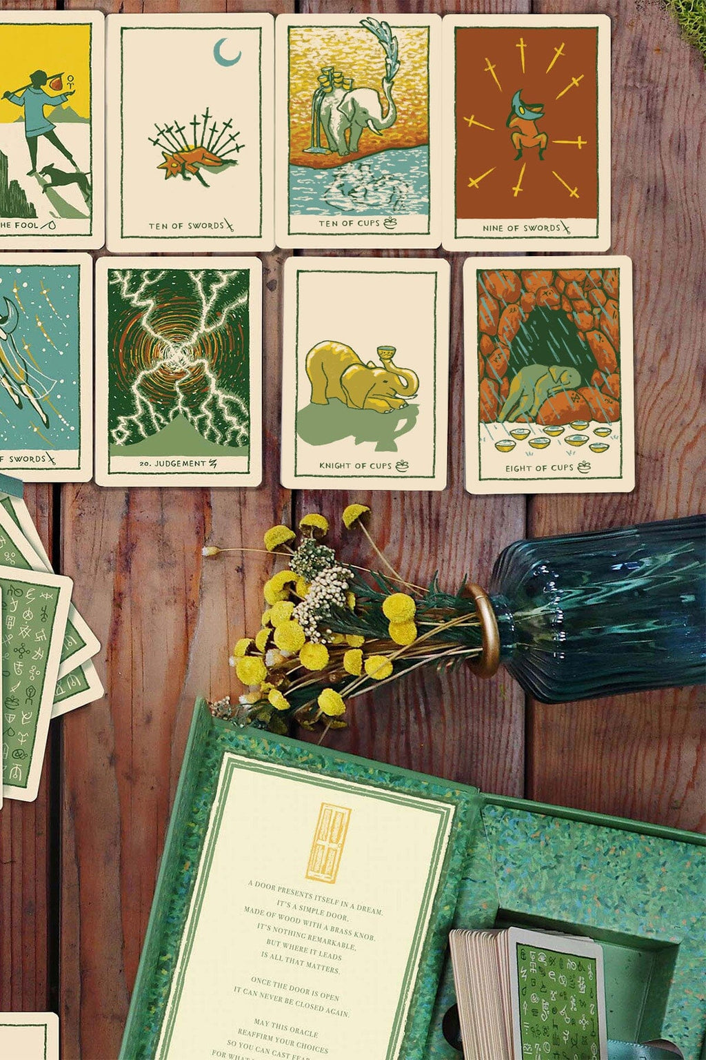 Green Glyphs Tarot | Deck | Wiccan Center