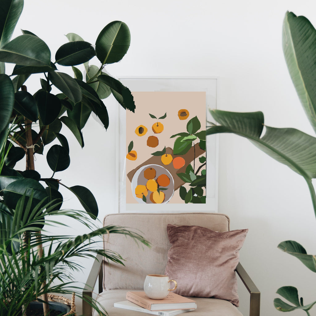 Peachy Art Print