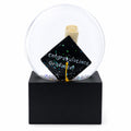 Graduation Hat & Diploma Glass Water Snow Globe | Snow Globes > Celebrations | Wiccan Center