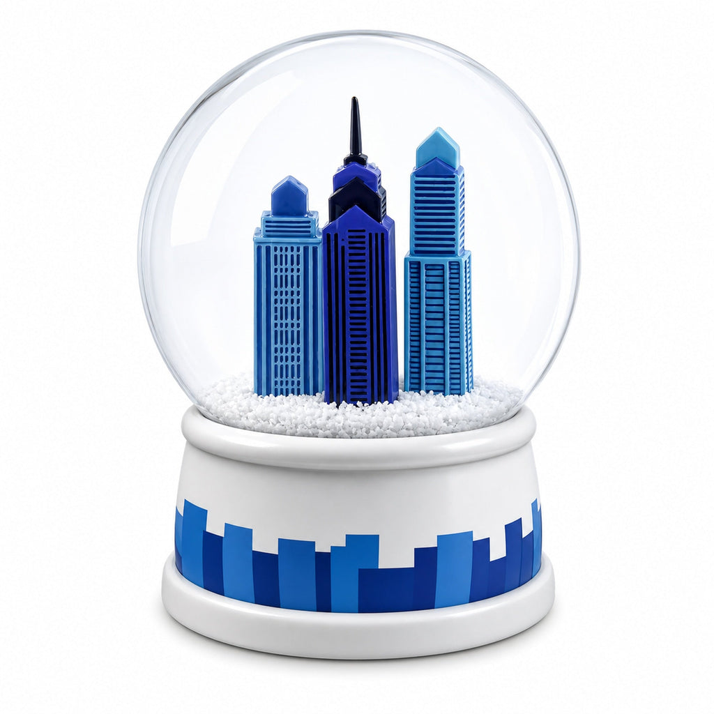Philadelphia Skyline Glass Water Snow Globe | Snow Globes > Travel | Wiccan Center