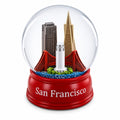 San Francisco Skyline with Iconic Landmarks Glass Water Snow Globe | Snow Globes > Travel | Wiccan Center