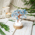 Guardian Angel Lamp of Protection - Aquamarine Tree | Night Light | Wiccan Center
