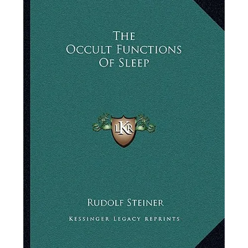 The Occult Functions Of Sleep - Paperback | Books | Wiccan Center