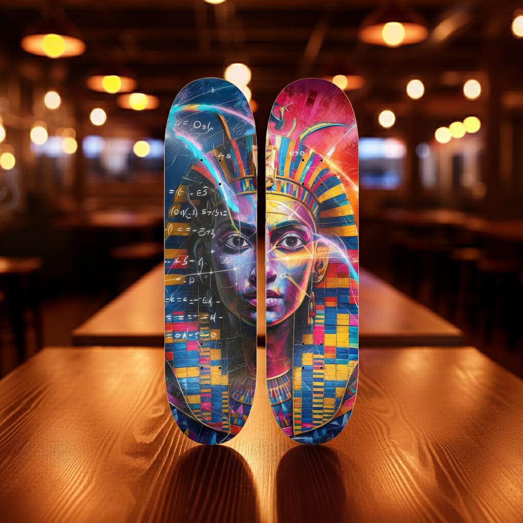 2 Skateboard Series Art - Egyptian Magic | Skateboard | Wiccan Center