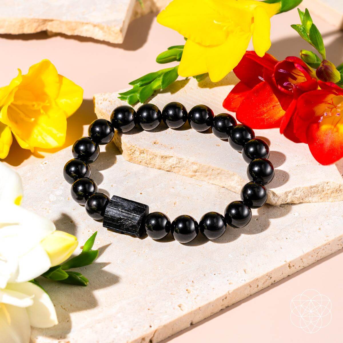 Habit Breaker - Black Obsidian & Tourmaline Bracelet | Bracelet | Wiccan Center