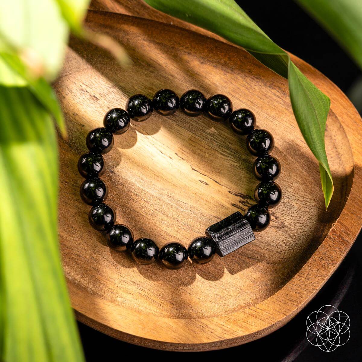 Habit Breaker - Black Obsidian & Tourmaline Bracelet | Bracelet | Wiccan Center