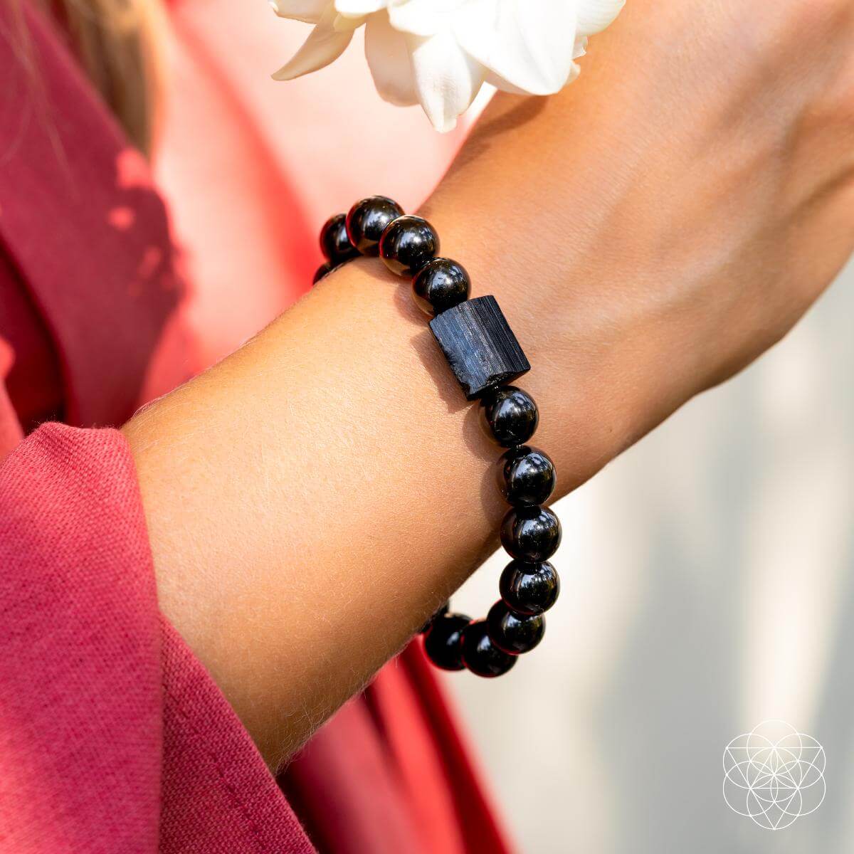 Habit Breaker - Black Obsidian & Tourmaline Bracelet | Bracelet | Wiccan Center