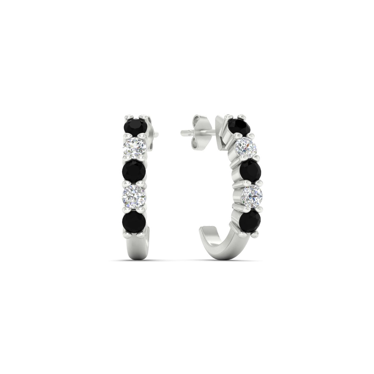 Half Huggie Hoop Earring