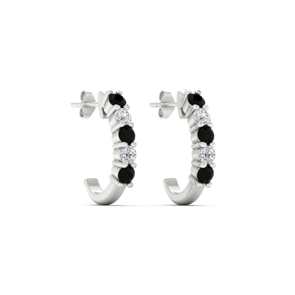 Half Huggie Hoop Earring
