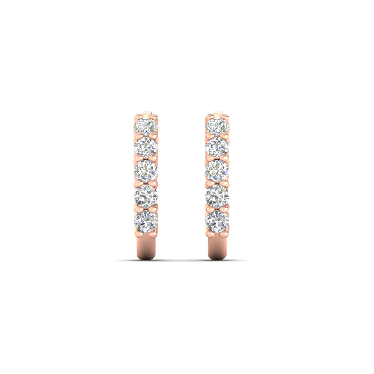Half Huggie Hoop Earring
