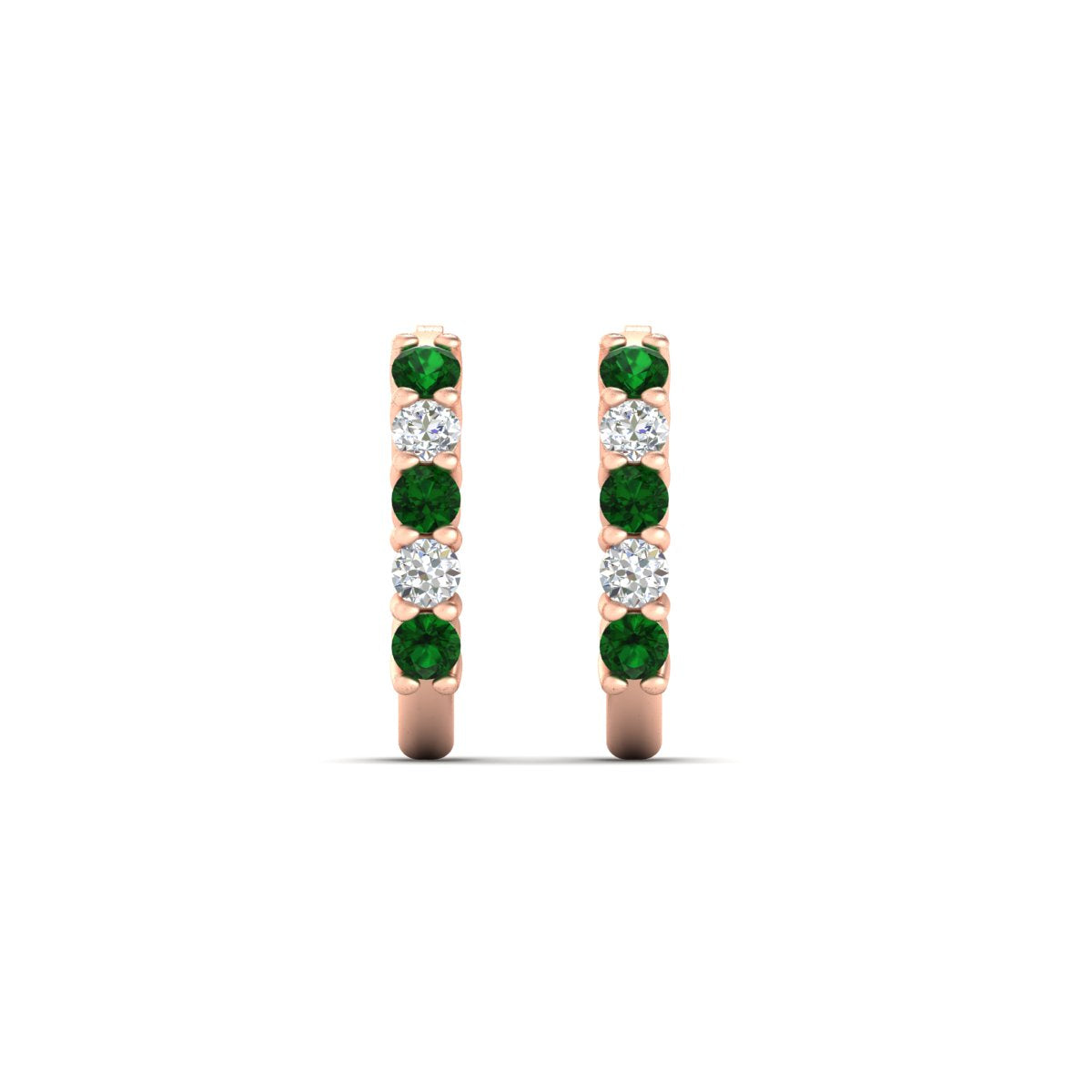 Half Huggie Hoop Earring