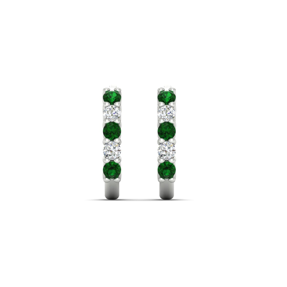 Half Huggie Hoop Earring