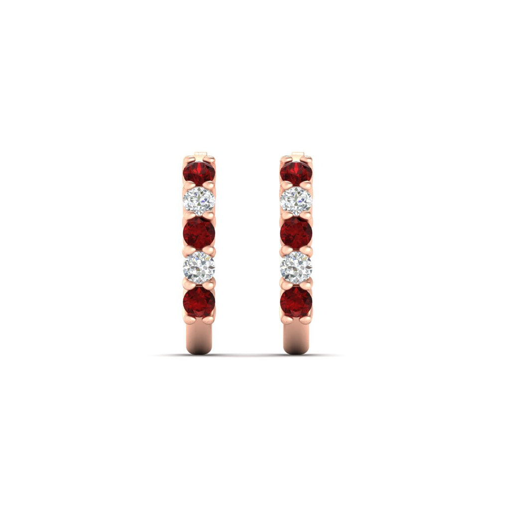Half Huggie Hoop Earring