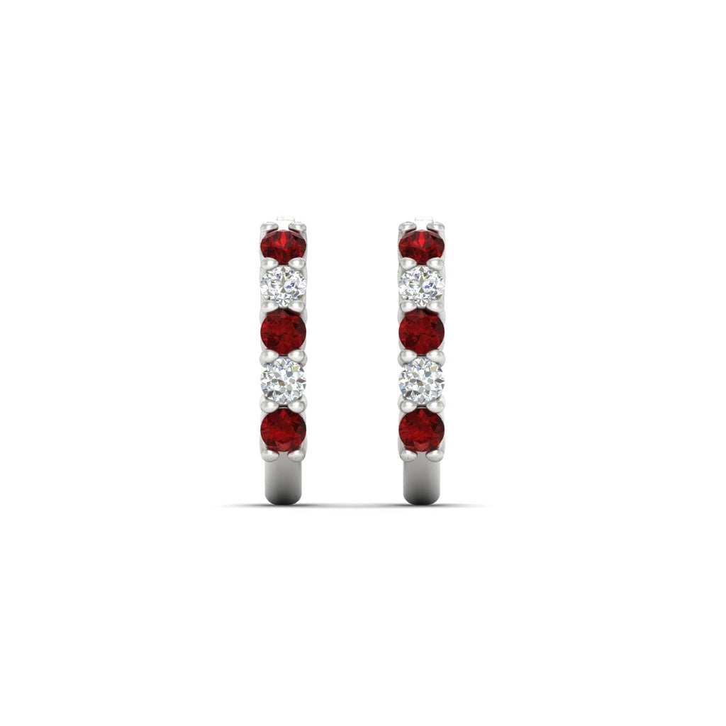Half Huggie Hoop Earring