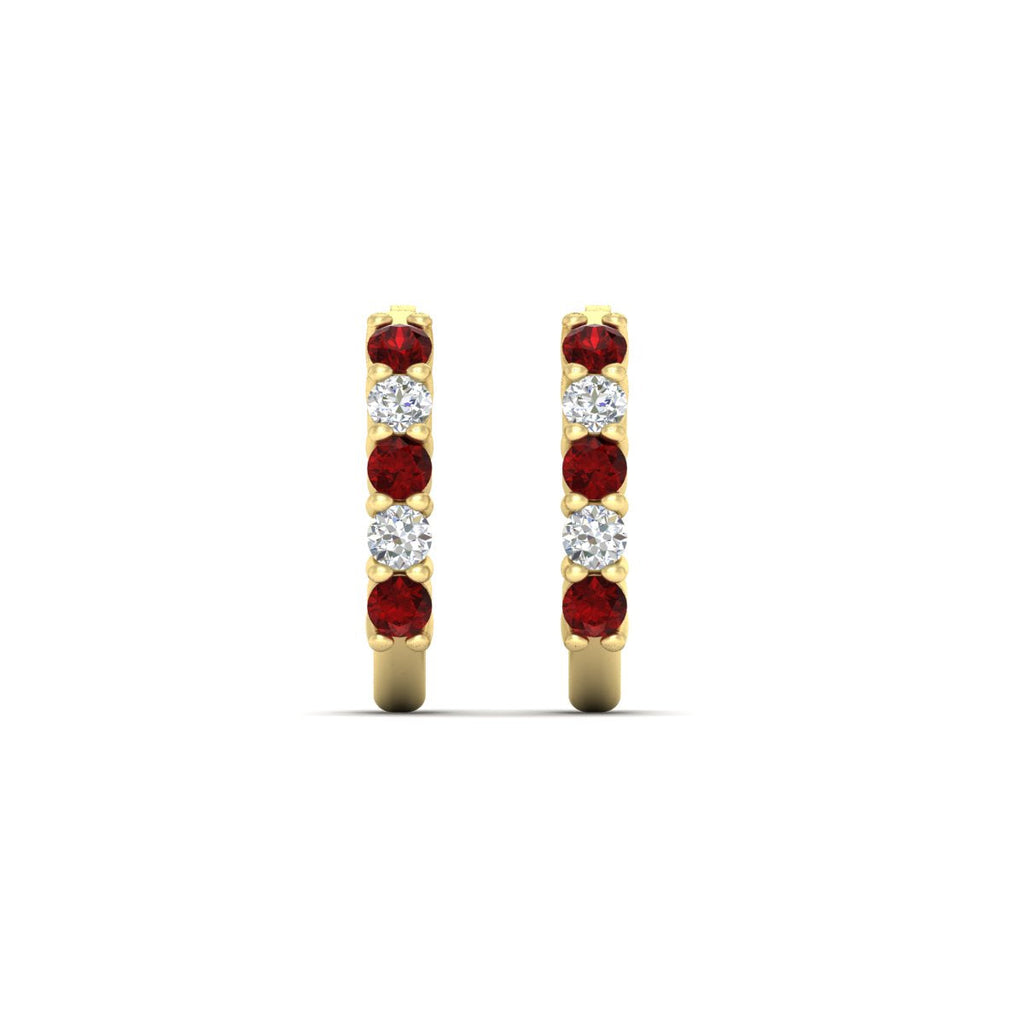 Half Huggie Hoop Earring