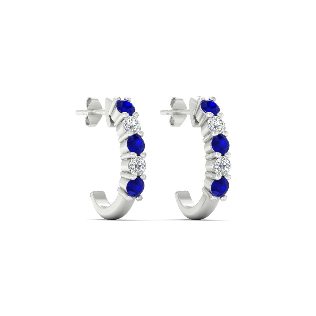 Half Huggie Hoop Earring