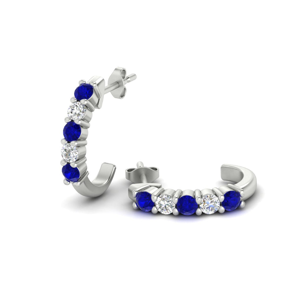 Half Huggie Hoop Earring