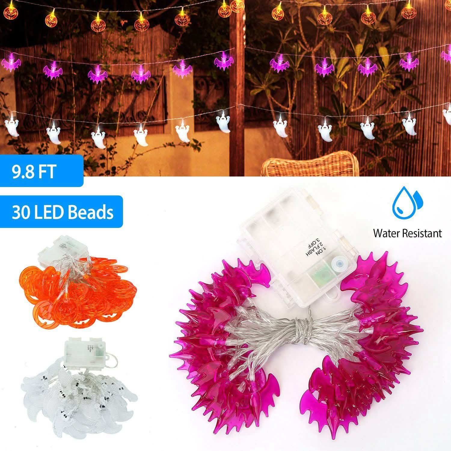 Halloween 30 LED String Lights | Seasonal Decor | Wiccan Center