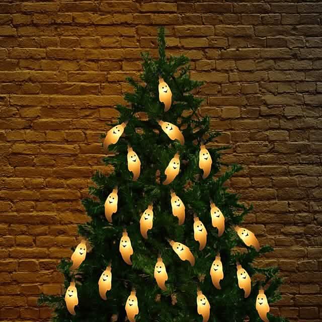 Halloween Cute Ghost LED String Lights Upholstery Lights | Seasonal Decor | Wiccan Center
