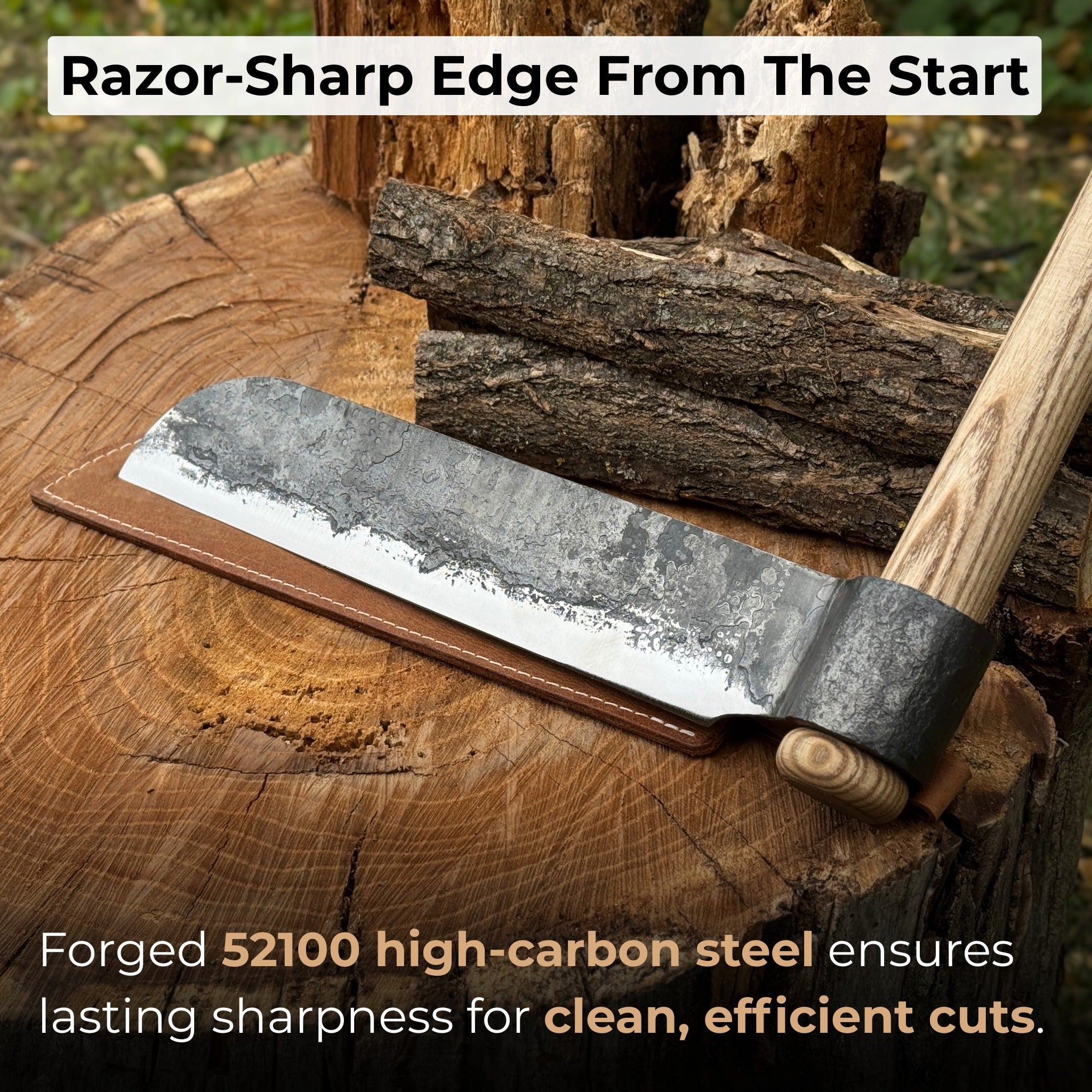 Hand-Forged Splitting Froe, Blade - 25.5 cm (10 inches) | Froe | Wiccan Center