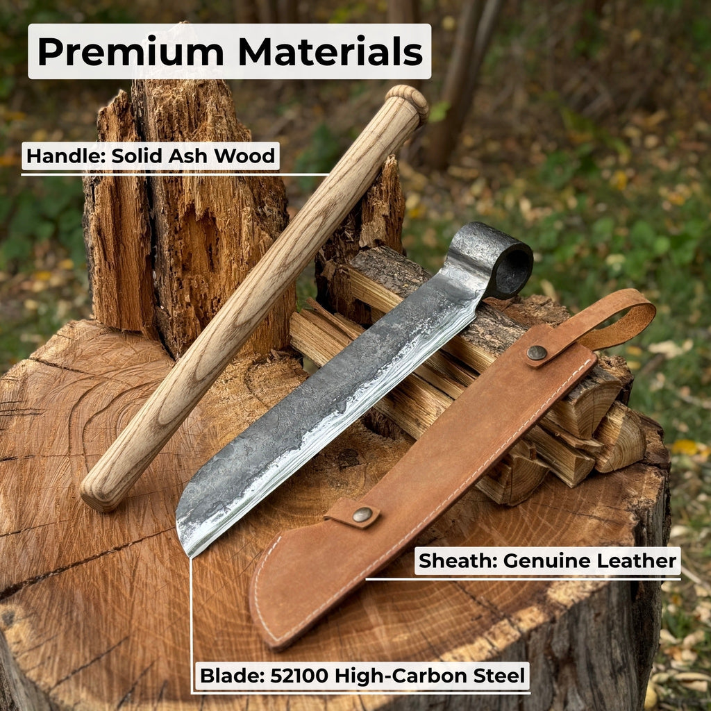 Hand-Forged Splitting Froe, Blade - 25.5 cm (10 inches) | Froe | Wiccan Center