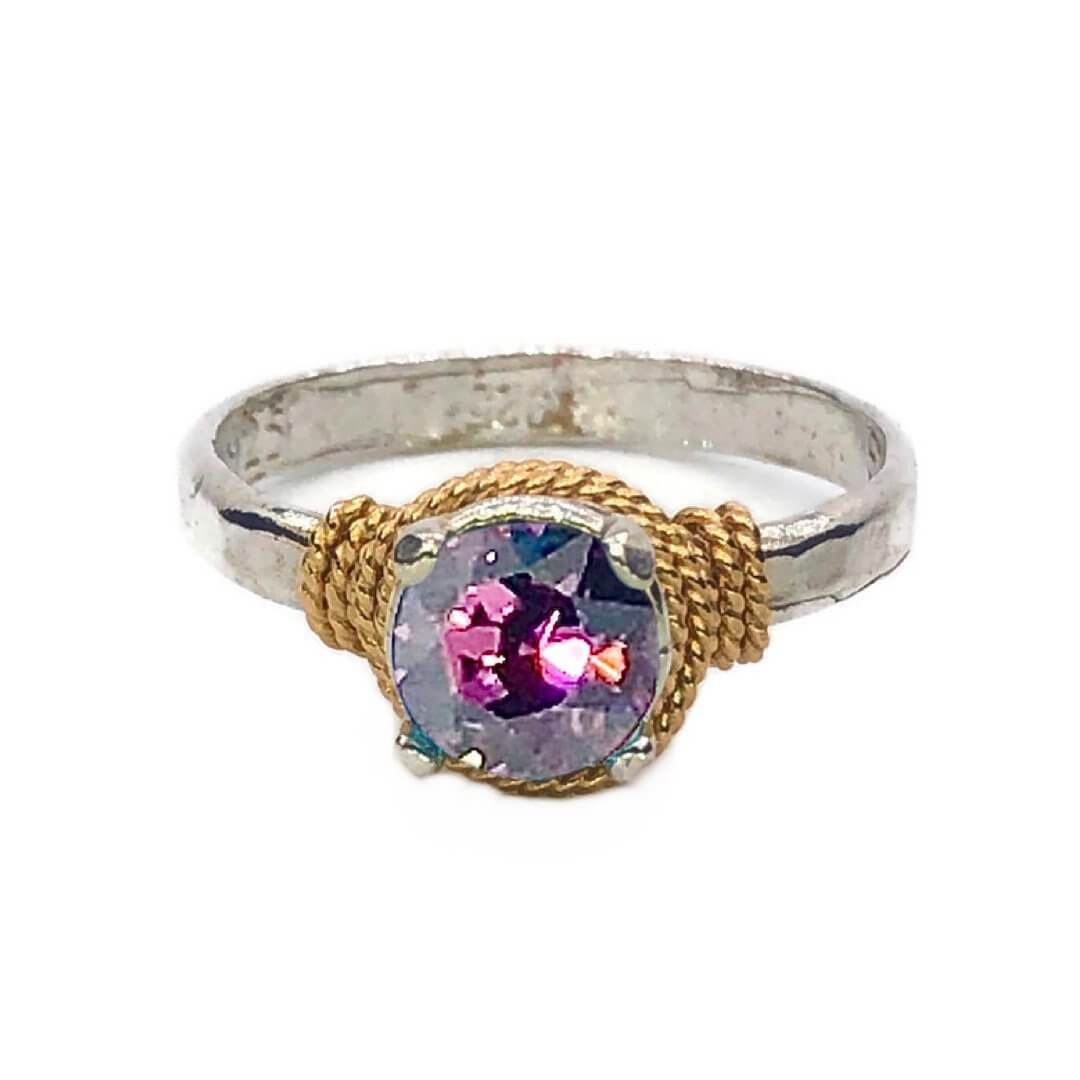 Hand Hammered Birthstone Ring | Rings | Wiccan Center