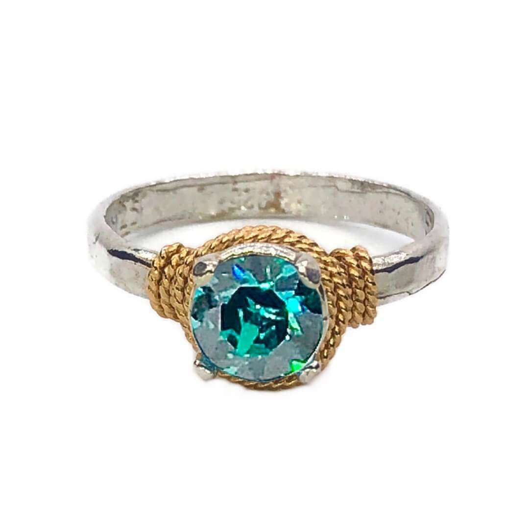 Hand Hammered Birthstone Ring | Rings | Wiccan Center
