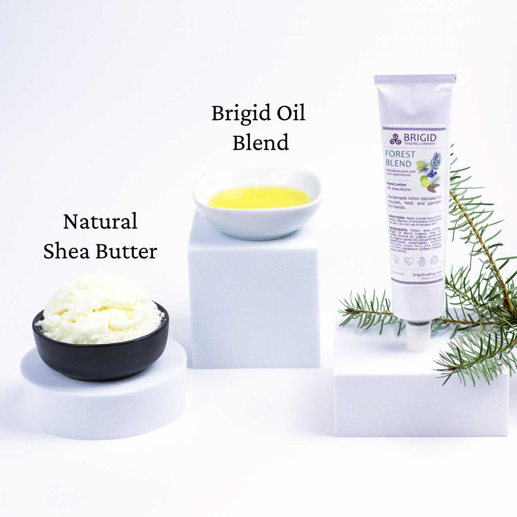 Forest Blend Natural Hand Lotion - Juniper, Pine, Balsam, Cedar, and Lime | Hand Lotion | Wiccan Center