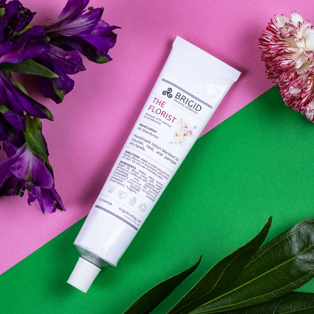 The Florist Natural Hand Lotion - Jasmine, Ylang Ylang, Helichrysum, and Sandalwood | Hand Lotion | Wiccan Center