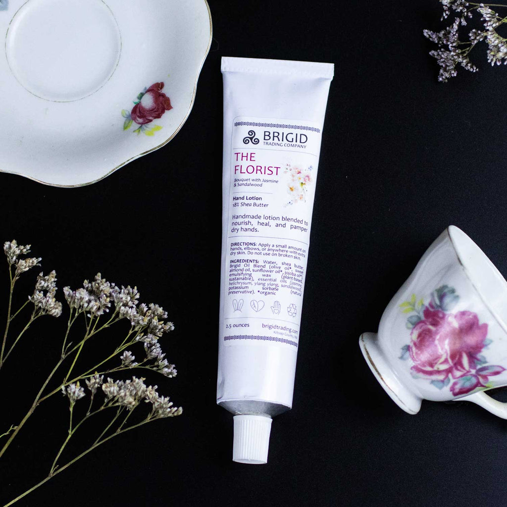 The Florist Natural Hand Lotion - Jasmine, Ylang Ylang, Helichrysum, and Sandalwood | Hand Lotion | Wiccan Center