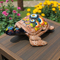 Colorful Talavera Sea Turtle | Handcrafted Mexican Art | Talavera Planter | Wiccan Center