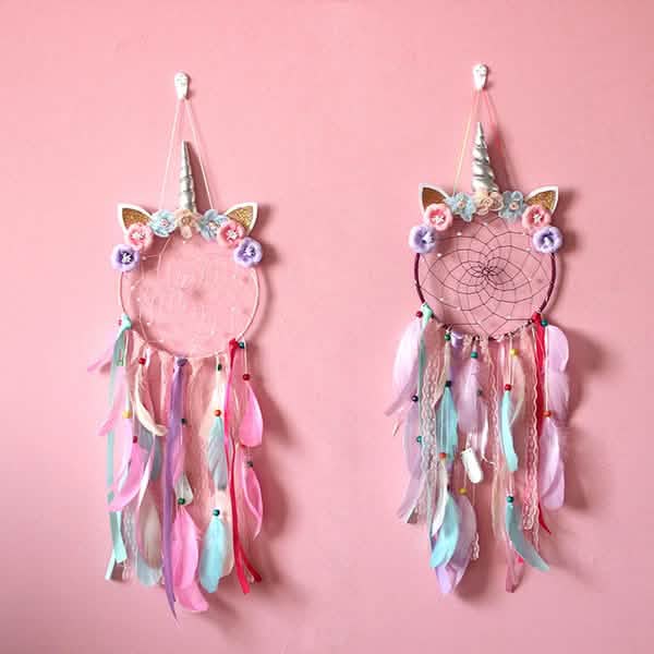 Handmade Feather Dream Catcher Wall Hanging Decoration | Furniture & Decor | Wiccan Center