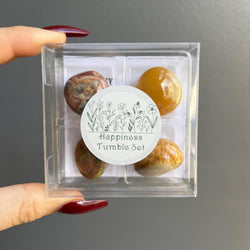 Happiness Crystal Tumble Set | Crystal Tumble Set | Wiccan Center