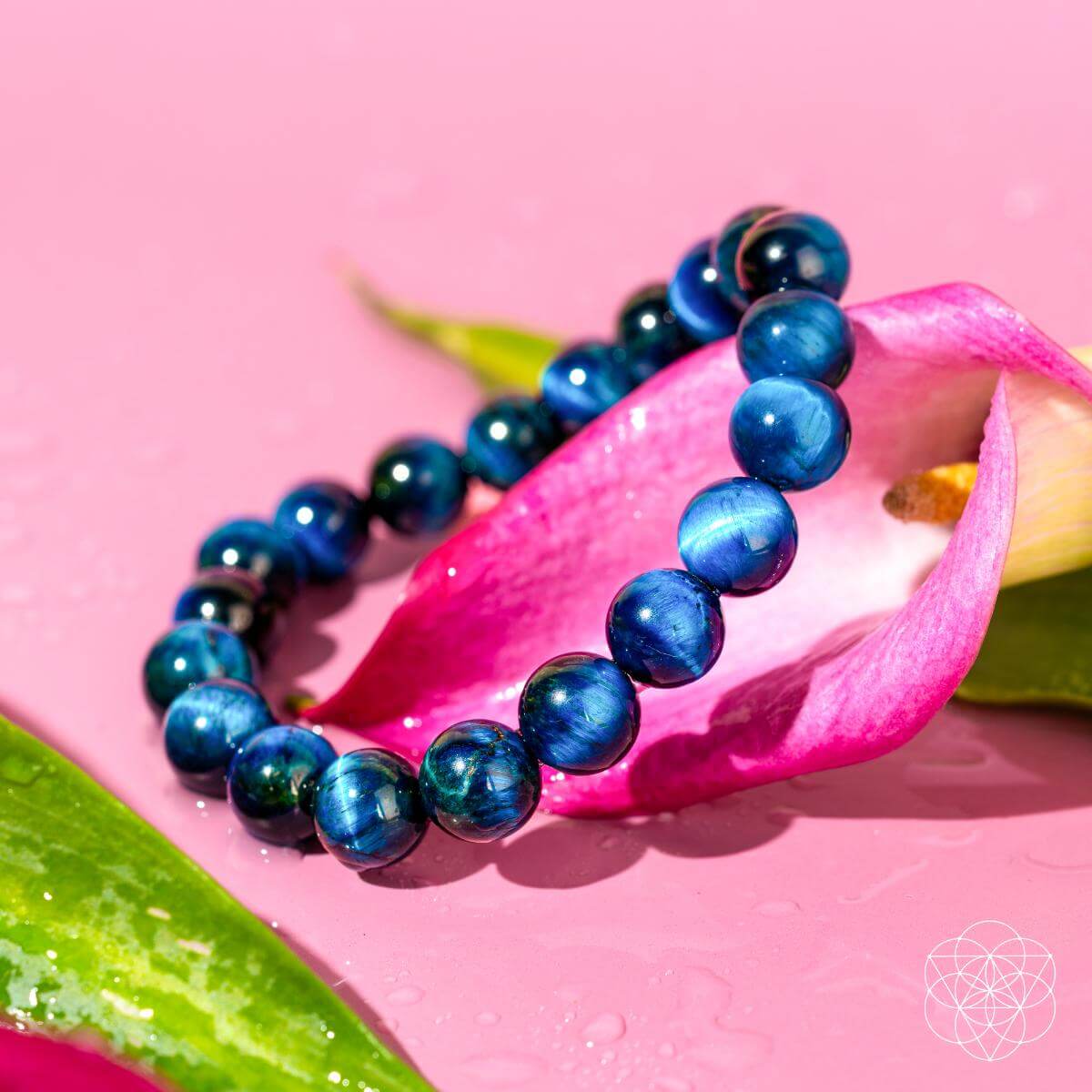 Hawk’s Focus – Royal Blue Tiger’s Eye Bracelet | Bracelet | Wiccan Center