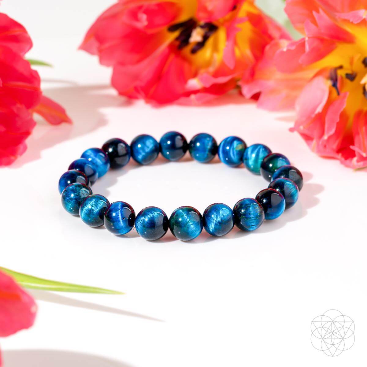 Hawk’s Focus – Royal Blue Tiger’s Eye Bracelet | Bracelet | Wiccan Center