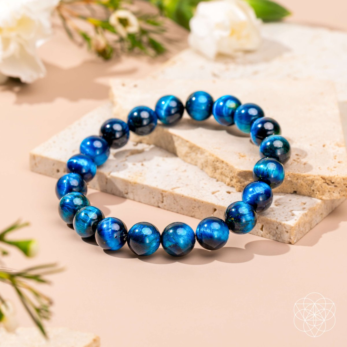 Hawk’s Focus – Royal Blue Tiger’s Eye Bracelet | Bracelet | Wiccan Center