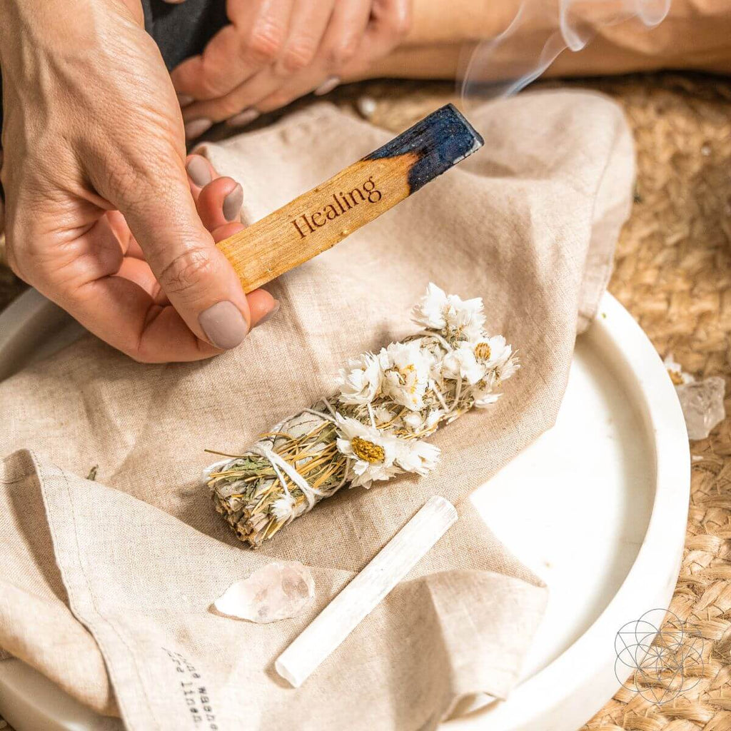 Heal My Heart - Holistic Healing Smudge Kit (5 pieces) | Incense | Wiccan Center
