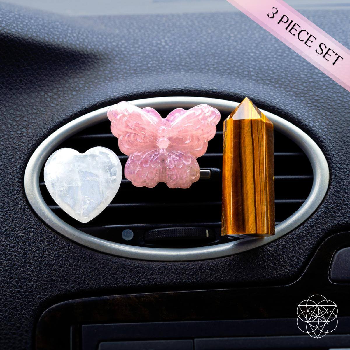 Healing Butterfly – Crystal Car Kit of Safety | Crystal set | Wiccan Center