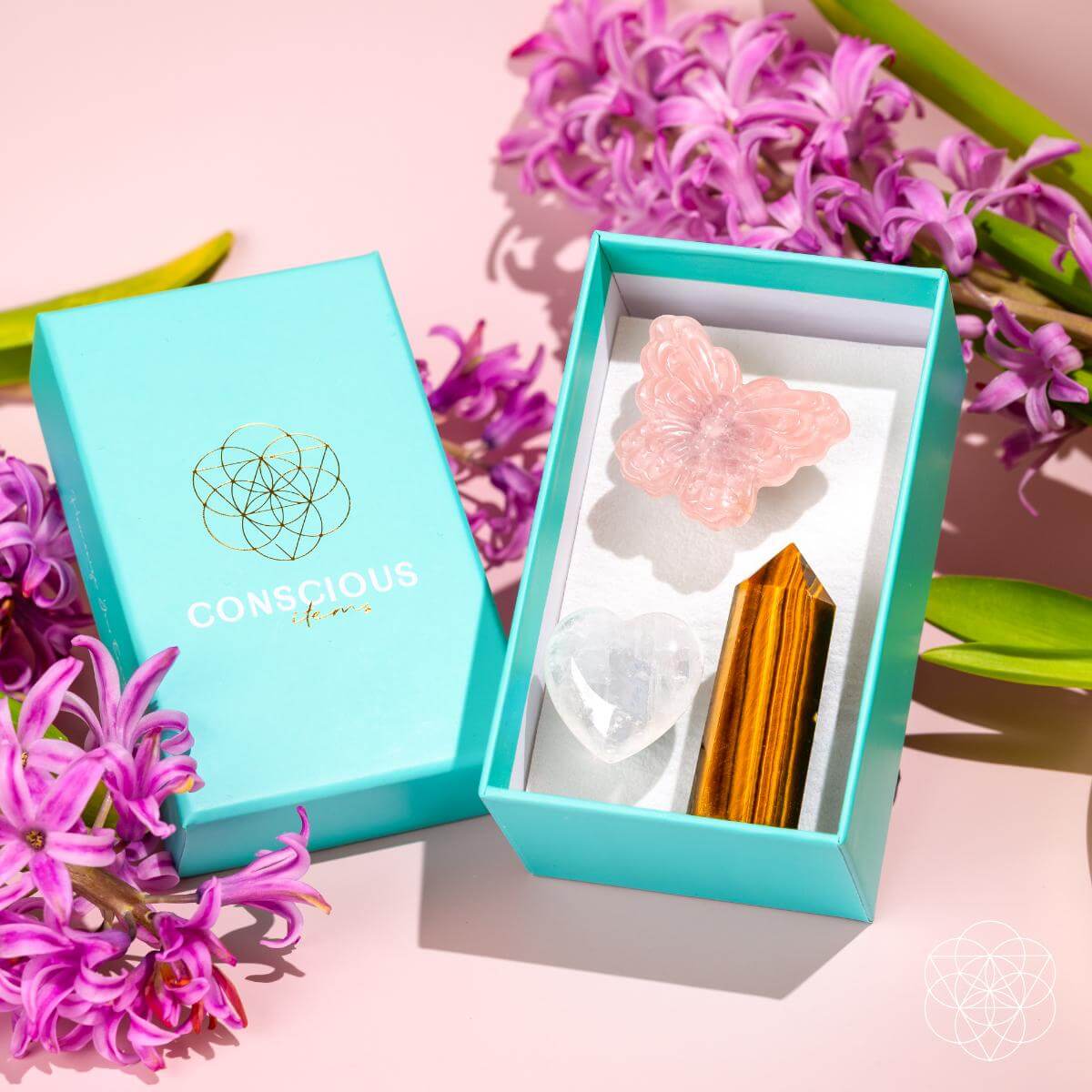 Healing Butterfly – Crystal Car Kit of Safety | Crystal set | Wiccan Center
