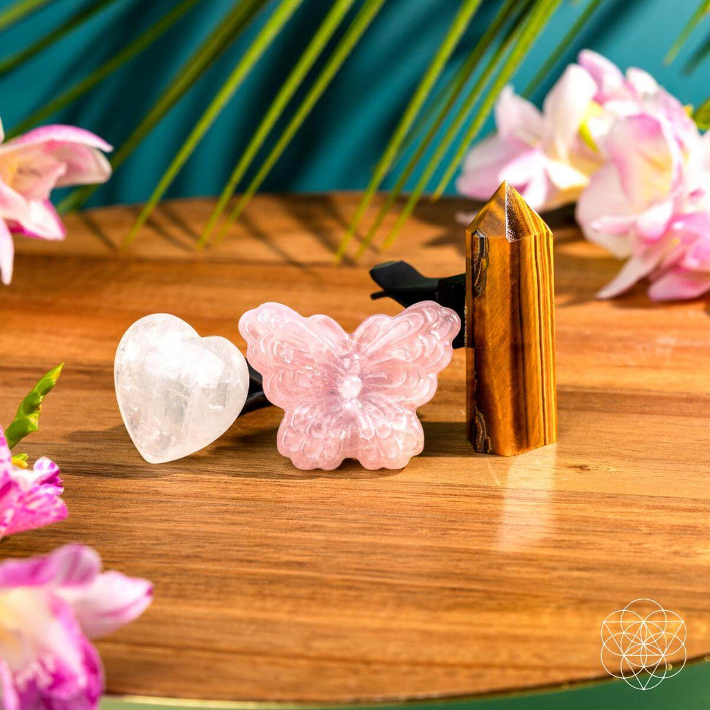 Healing Butterfly – Crystal Car Kit of Safety | Crystal set | Wiccan Center