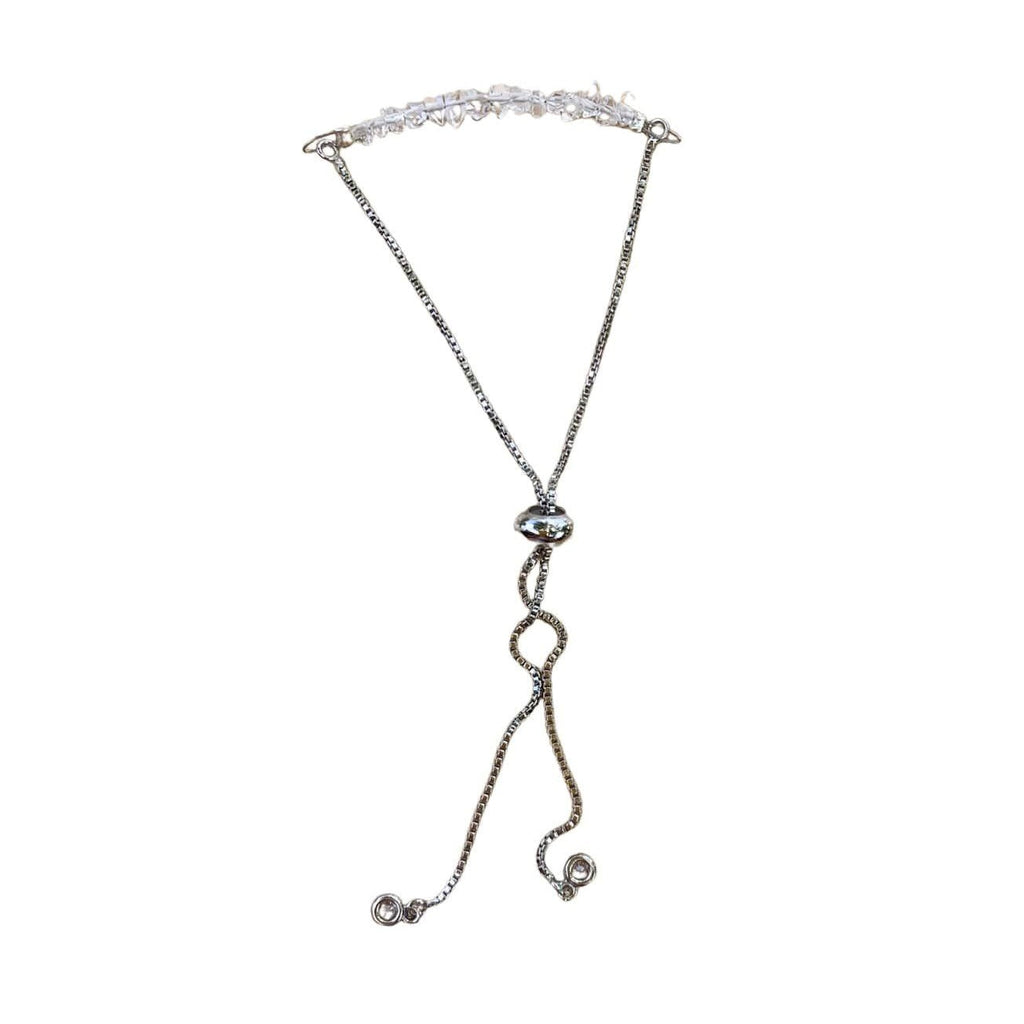 Herkimer Diamond Bracelet with Adjustable Chain (April) | Bracelets | Wiccan Center