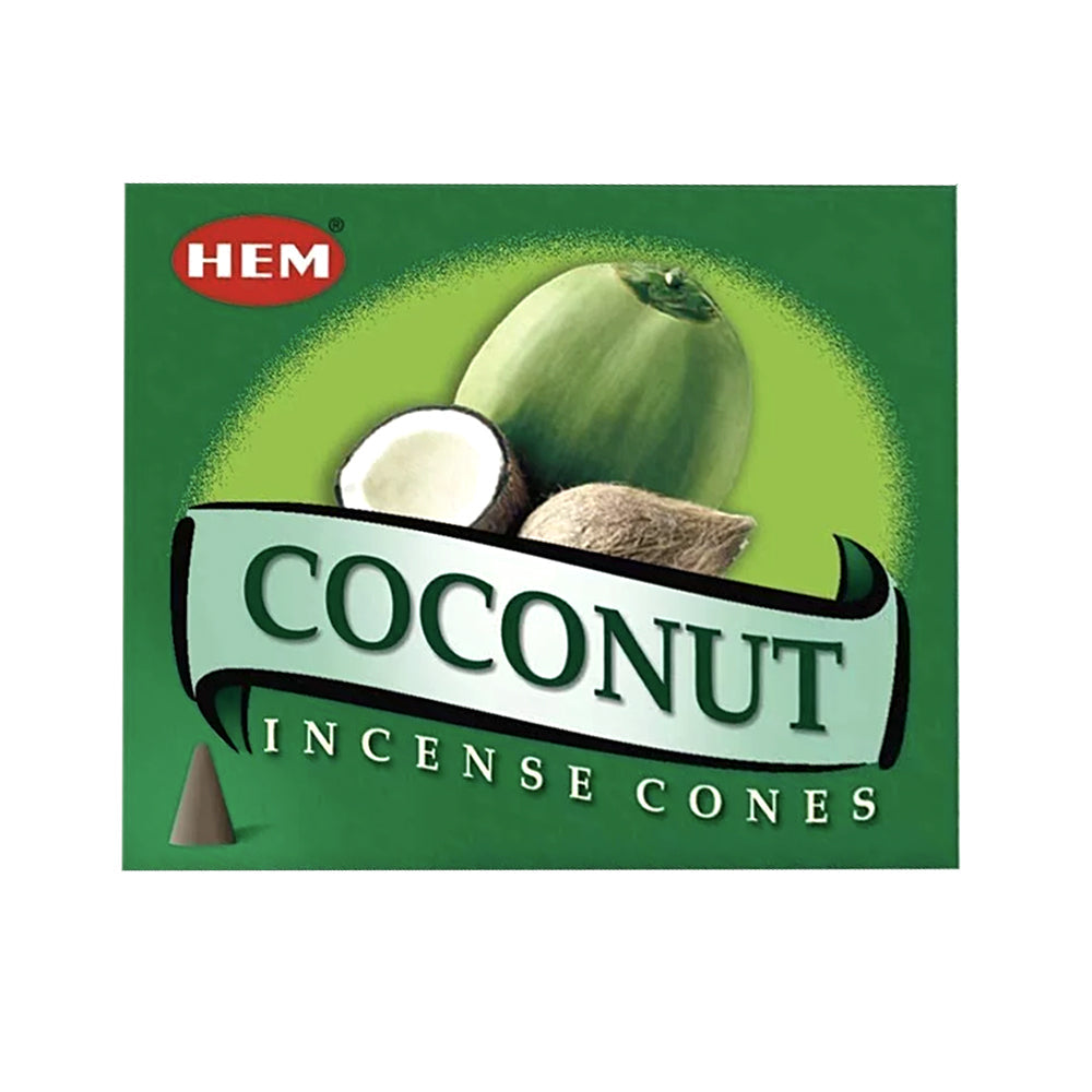 HEM Coconut Incense Cones | Incense | Wiccan Center