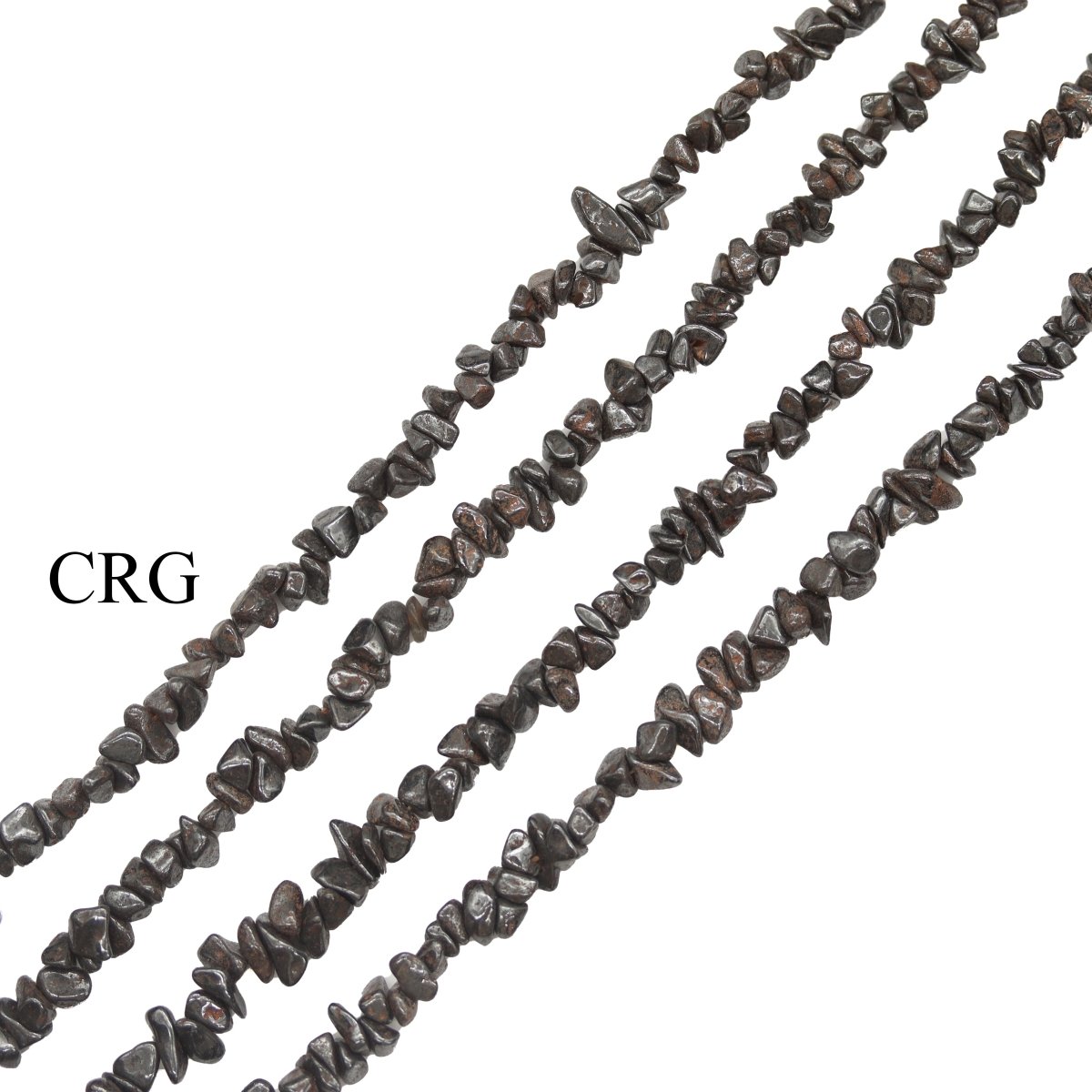 Hematite Strand Chip Necklace (32 Inches) (1 Piece)