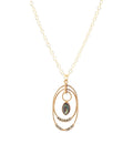 Henley Blue Abalone Golden Pendant Necklace | Necklaces | Wiccan Center