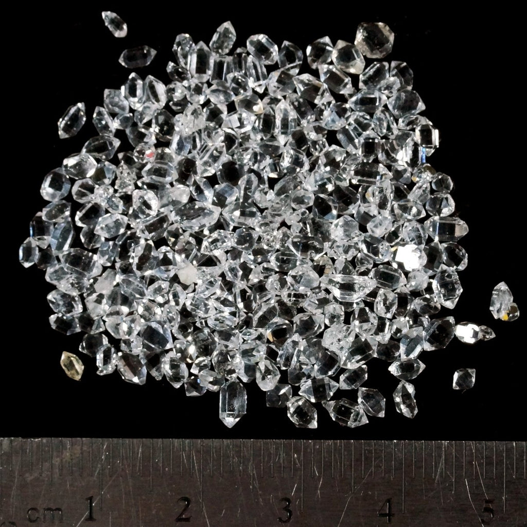 Herkimer-Like Diamond Bottle Necklace with Silver Plating and Chain (18 Inches) (1 Piece)