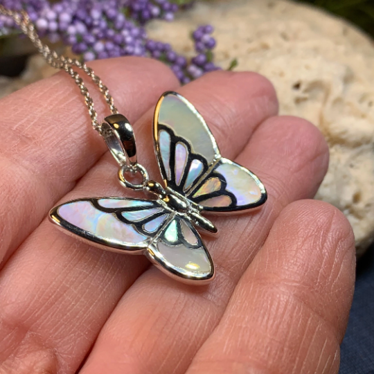 Courtney Butterfly Necklace in Sterling Silver